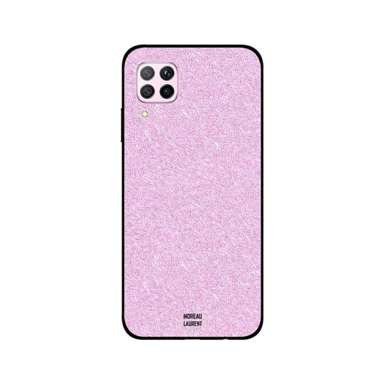 Moreau Laurent Light Pink Wool Pattern Printed Back Cover for Huawei Nova 7i