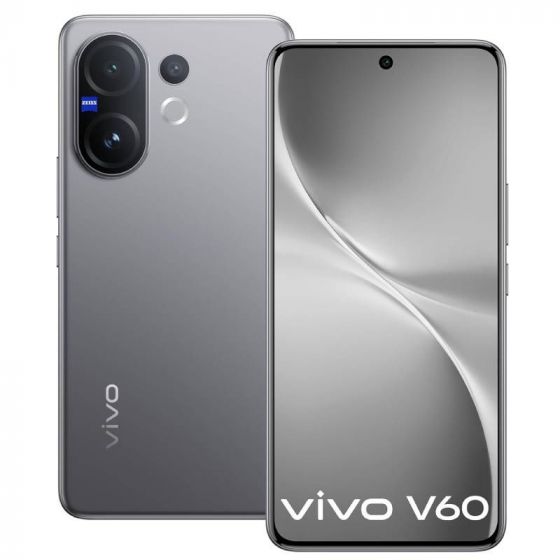 Vivo V60, 256GB, 12GB RAM, 5G, Dual SIM - Mist Grey