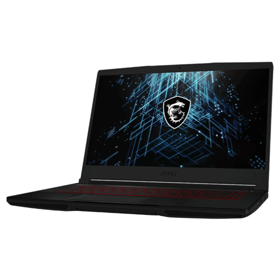 MSI GF63, Intel Core i7-11800H, 15.6 Inch FHD,1TB+ 256GB SSD, 16GB RAM, NVIDIA GeForce RTX3050 4GB, Windows 11 - Black