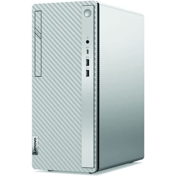 كيسة لينوفو ايديا سنتر5-90T3007DAK ميد تاور، انتل كور i3-12100، هارد 1 تيرا HDD، رام 8 جيجا، كارت شاشة انتل UHD جرافيكس 730، فري دوس - رمادي