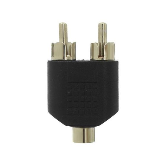 محول 2 RCA الى AUX - اسود
