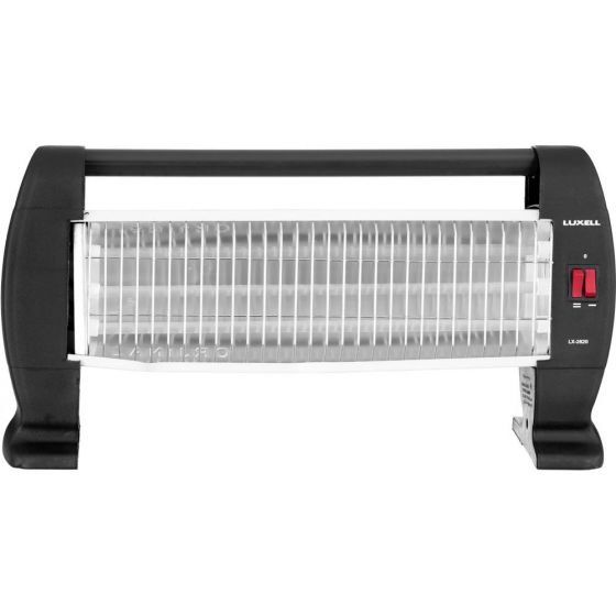 دفاية كهربائية لوكسيل، 3 شمعات، اسود - LX 2820
