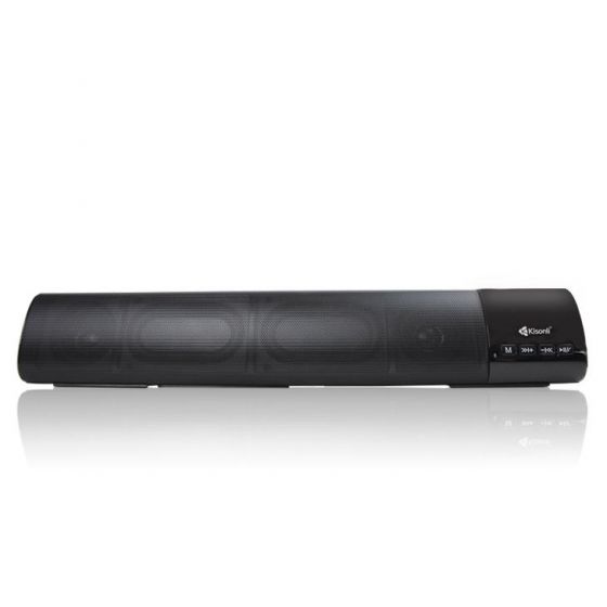 Kisonli LED-800B  Bluetooth Speaker- Black