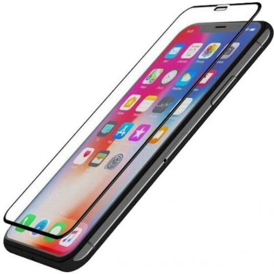 3D Screen Protector For Apple iPhone X - XS - Transparent and Black Frame