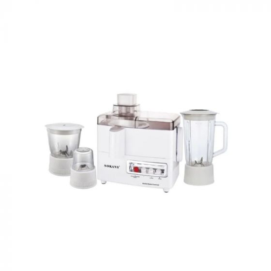 عصارة فواكه 4 في 1 سوكاني، 800 وات، ابيض - SK-03029