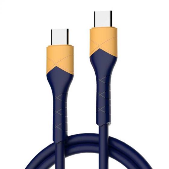 LDNIO USB Cable Type C, 2 Meters, Navy - LC802C