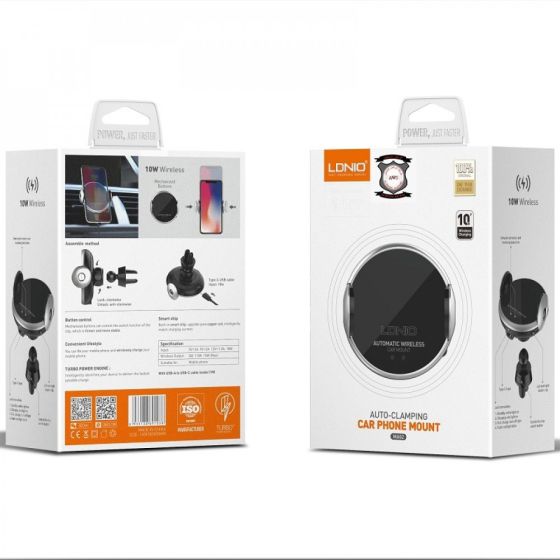 LDNIO MA02 . Fast Wireless Car Charger