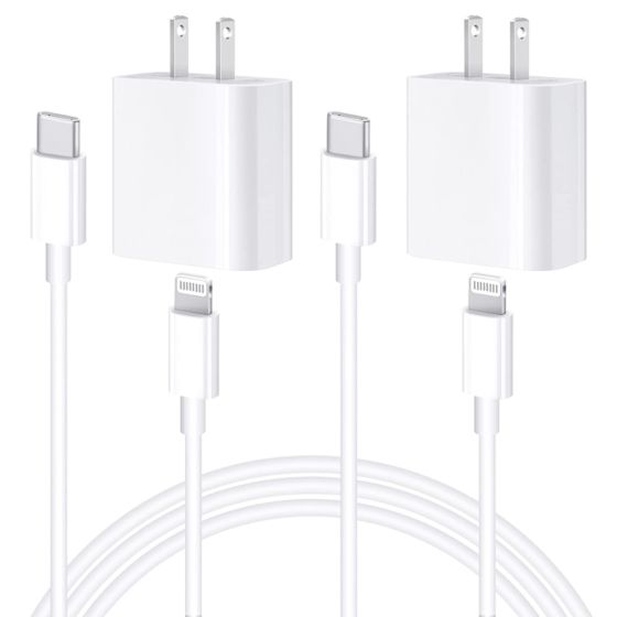 GENUINE APPLE (20W) USB-C POWER ADAPTER & USB-C TO LIGHTNING CABLE FOR APPLE IPHONE 12 |12 PRO | 12 PRO MAX | 11 | 11 PRO | 11 PRO MAX | X | 8 AND 11-INCH IPAD PRO AND IPAD PRO (ALL GENERATIONS)