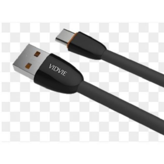 VIDVIE CB411T FAST CHARGING CABLE TYPE C BLACK