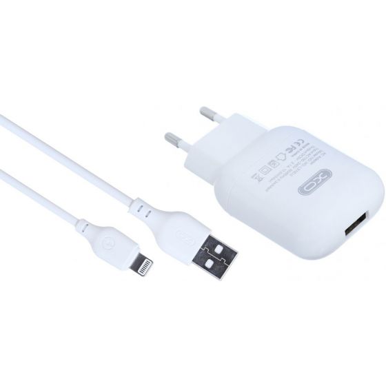 XO Wall Charger, 2.1A, 1 Port, White - L37
