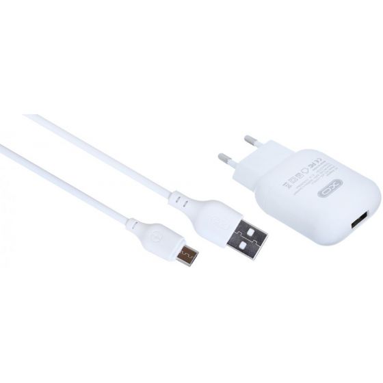 XO Wall Charger, 2.1A, 1 Port, White - L37