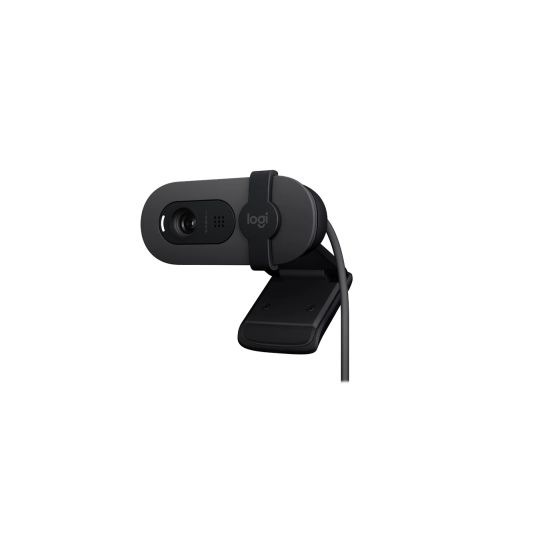Logitech Brio 100 Webcam, 2MP, Black - 960-001587