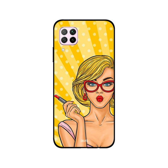 Cielito Lipstick Girl Shins Out Printed Back Cover for Huawei Nova 7i