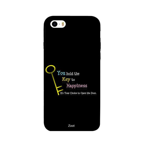 You Hold The Key To Happiness Printed Back Cover for Apple iPhone SE