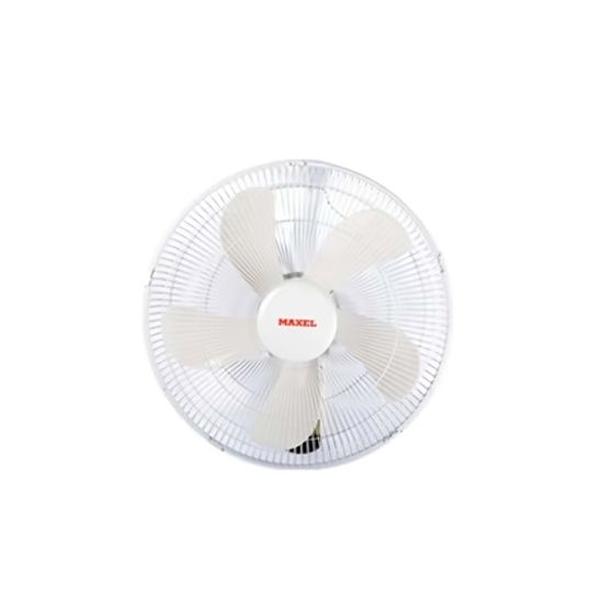 Maxell Wall Fan with Remote Control, 16 Inch, White and Silver - RWF-40