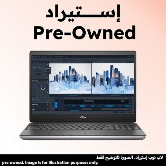 لاب توب استيراد ديل بريسيشن 7560، انتل كور i7-11800H، هارد 512 جيجا SSD، رام 32 جيجا، شاشة 15.6 بوصة FHD IPS، كارت شاشة انفيديا Quadro T1200 سعة 4 جيجا GDDR6، ويندوز 10 برو - رمادى تيتان، فئة A، ضمان 6 شهور