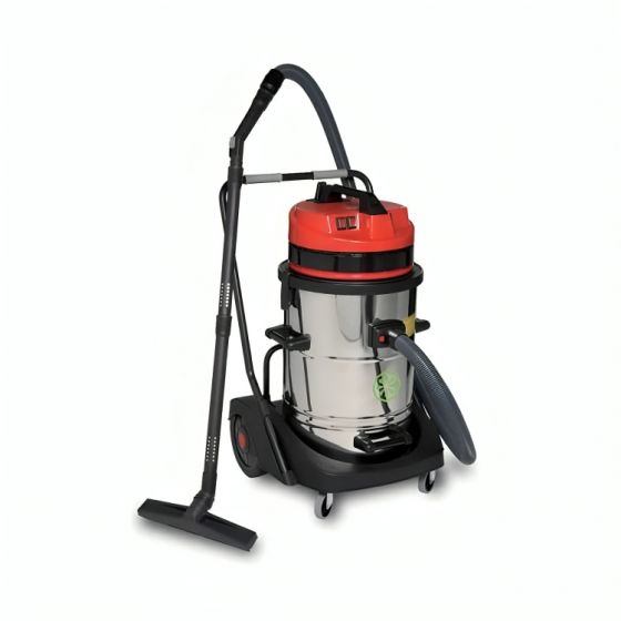 Nevada 640 Bagless Wet/Dry Vacuum Cleaner with Attachments, 3300W - Red