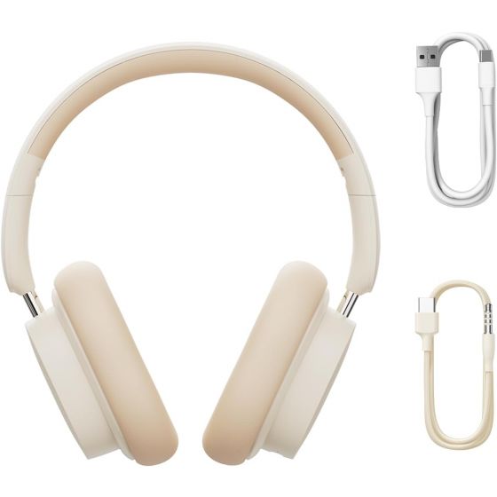 Baseus Bowie D05 Wireless Headphones, Creamy White - NGTD020202