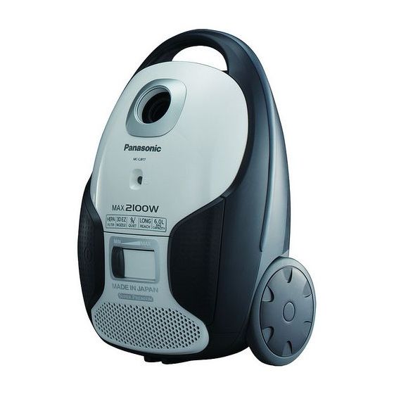 Panasonic Premium Bagged Vacuum Cleaner, 2100 Watt, White - MCCJ915
