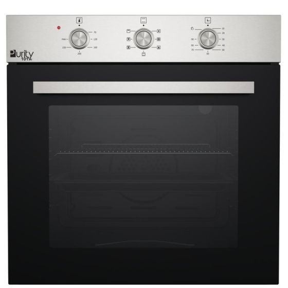 Purity Built-in Gas Oven with Grill, 65 Liters, 60CM, Stainless Steel - OPT601GG
