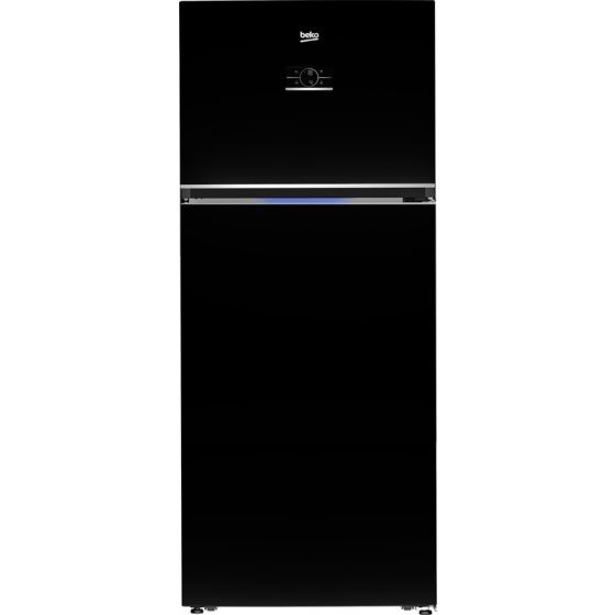 Beko Freestanding Refrigerator, No Frost, 2 Doors, 590 Litres, Inverter Motor, Black - B3RDNE590ZB