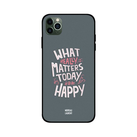 جراب ظهر بطبعة عبارة What Really Matters لابل ايفون 11 برو