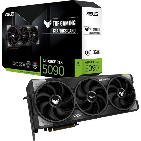 كارت شاشة جيمنج اسوس تاف، OC ايديشن، جي فورس RTX 5090 ، سعة 32 جيجا - TUF-RTX5090-O32G-GAMING