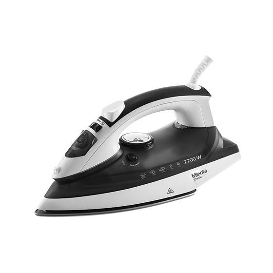 Mienta Steam Iron, 2200 Watt, Black - SI18609A