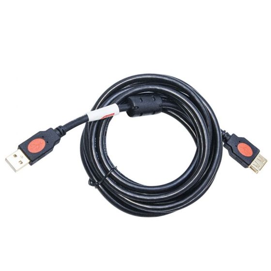 كابل توبي USB ذكر إلى USB انثى، 3 متر، اسود - DC016