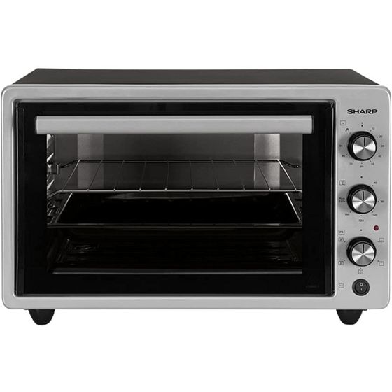 Sharp Electric Oven, 42 Liter, 1300 Watt, Silver and Black - EO-S42-ES2
