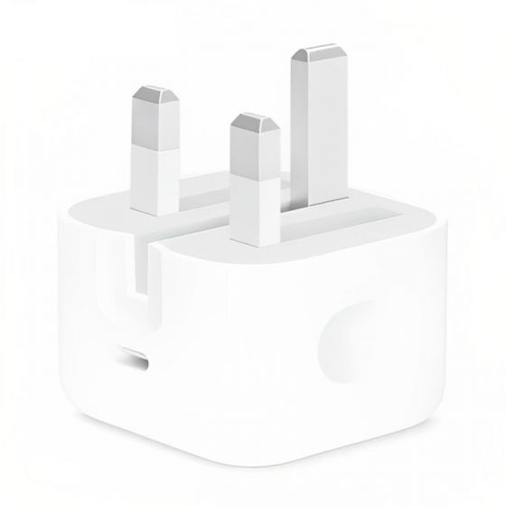 Apple Wall Charger, 20 Watt, USB-C Port, White- A2344