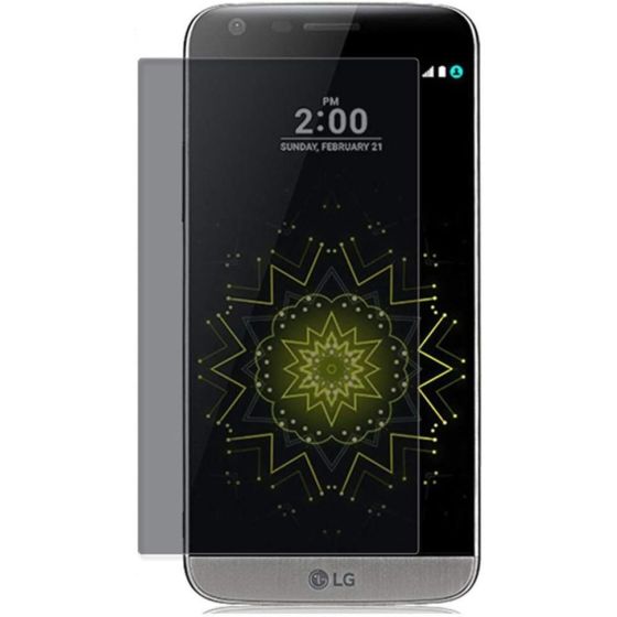 شاشة حماية زجاج مقوى للخصوصية لهاتف ال جي G5 - شفاف