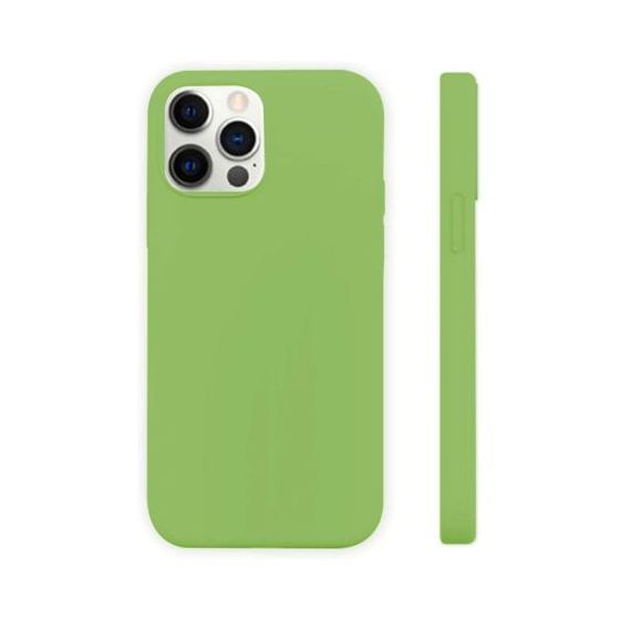 StraTG Silicon Back Cover for iPhone 12 and 12 Pro - Light Green