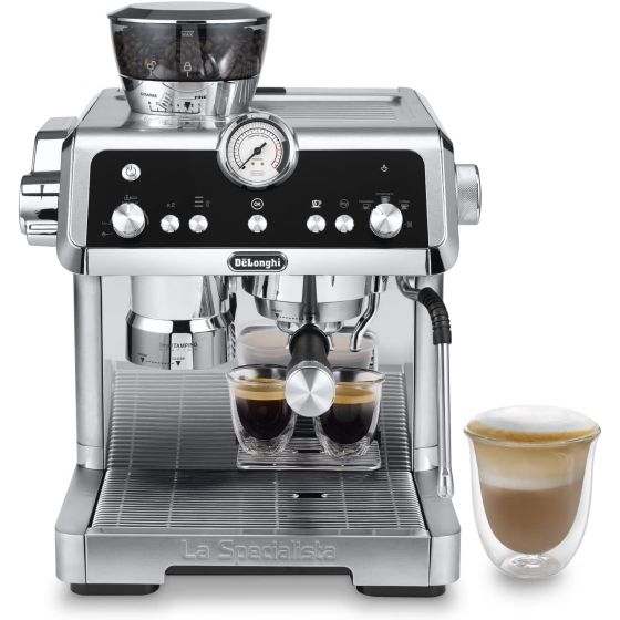 De'Longhi La Specialista Prestigio Espresso Machine, 2 Liters, 1450 Watt, Silver - EC9355.M