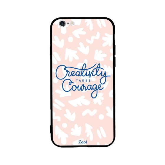 Creativity Takes Courage Printed Back Cover for Apple iPhone 6 Plus