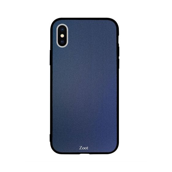 Blue Cloth Printed Back Cover for Apple iPhone X