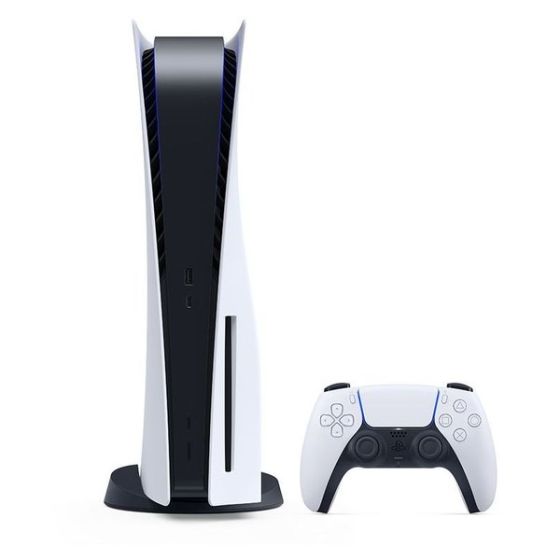 Sony PlayStation 5 Console Standard Edition With Wireless Controller  - White and Black