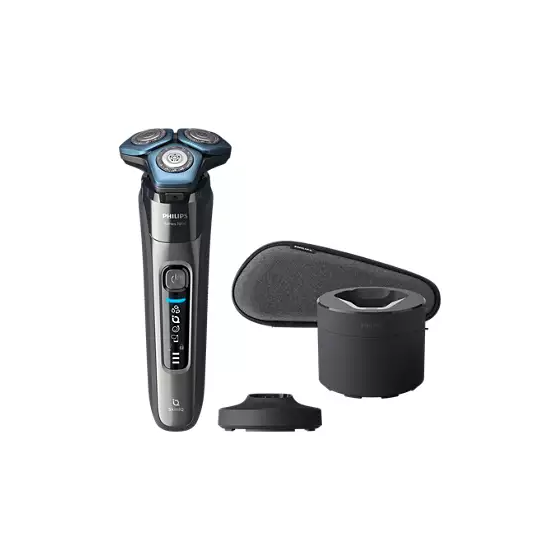 Philips Series 7000 Wet and Dry Electric Shaver, Dark Chrome - S7788-55