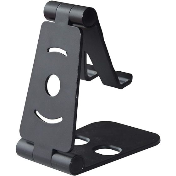 Universal Dual Foldable Phone Stand - Black