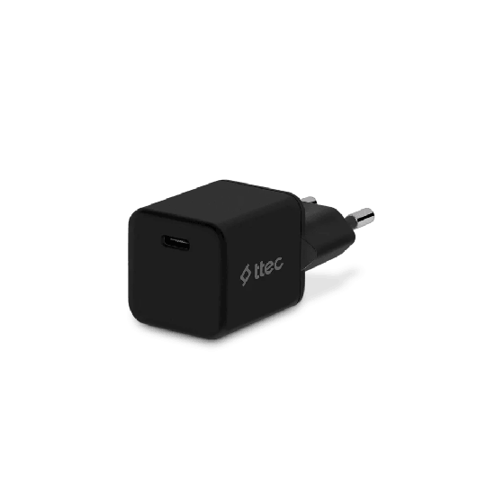 Ttec SmartCharger Pro Wall Charger, 20 Watt, USB-C Port, Black - 2SCP01S