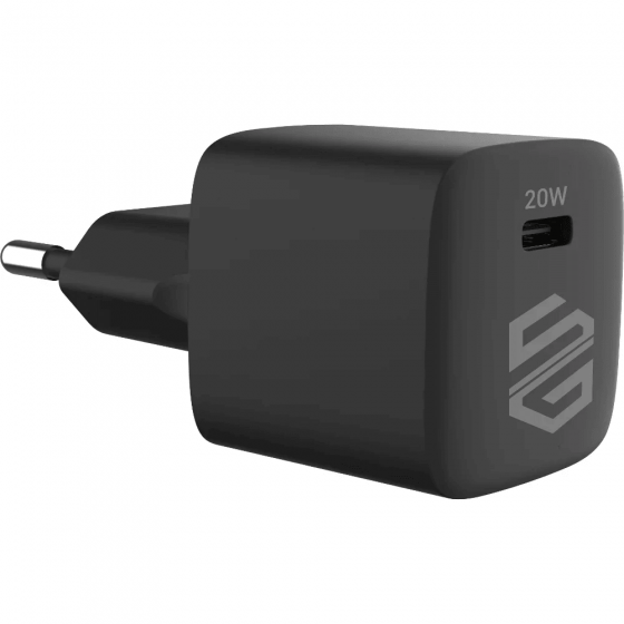 Smart Gate Wall Charger, 20 Watt, 1 USB-C Port, Black - SGH-20CGANB