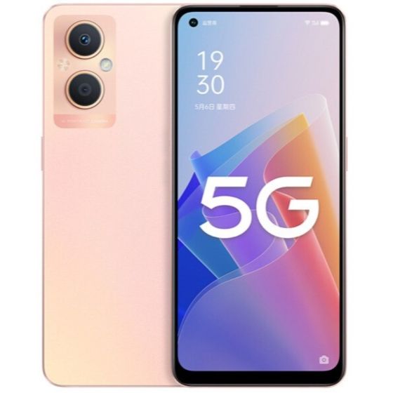 اوبو A96 بشريحتين، 256 جيجا، رام 8 جيجا، شبكة 5G - وردي بدون ضمان