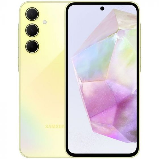 Samsung Galaxy A35, 256GB, 8GB RAM, 4G LTE, Dual SIM - Yellow