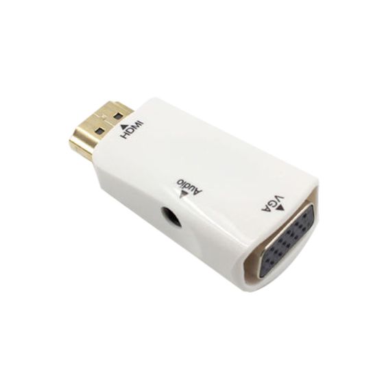 HDMI Converter, VGA to HDMI and Audio - White