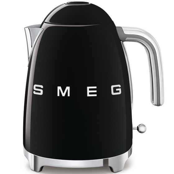 Smeg Electric Kettle, 1.7 liters, 2400 Watt, Black - KLF03BLEU