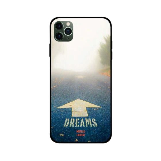 جراب ظهر بطبعة عبارة Dreams Road لابل ايفون 11 برو