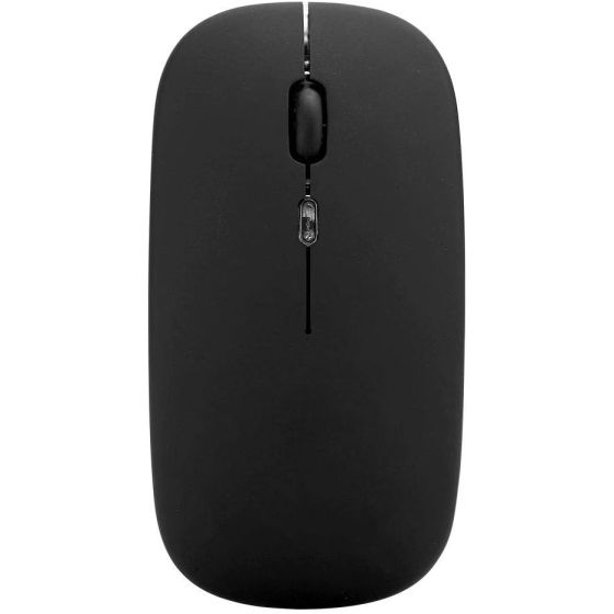 Pusokei Rechargeable Wireless Optical Mouse - Black