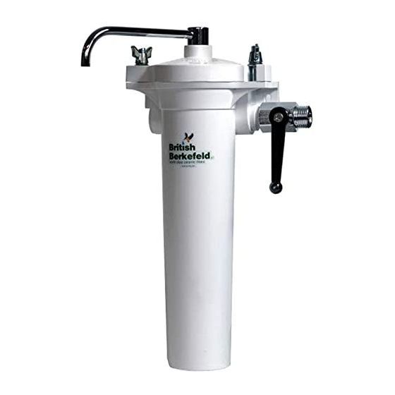 British Berkefeld Water Filter, 1 Stage, Off White - HBA Mk II