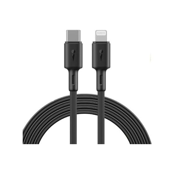 Oraimo USB-C to Lightning Charging and Data Cable, 2.4A, 1 Meter, Black - OCD-CL54