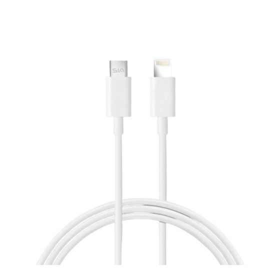 كابل USB-C الى لايتنينج سيا، 100 سم - ابيض